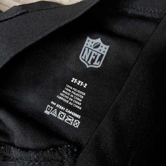 NFL TEAM APPAREL YOUTH 2T RAIDERS FOOTBALL JERSEY #52 MACK - Picture 3 of 4